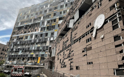 Spendenaufruf für das zerstörte Kinderkrankenhaus in Kyjiw